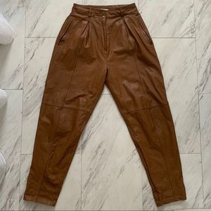 Vintage Genuine Leather Pants